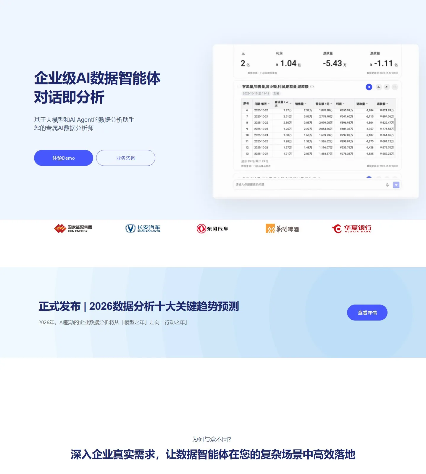 官网首页截图