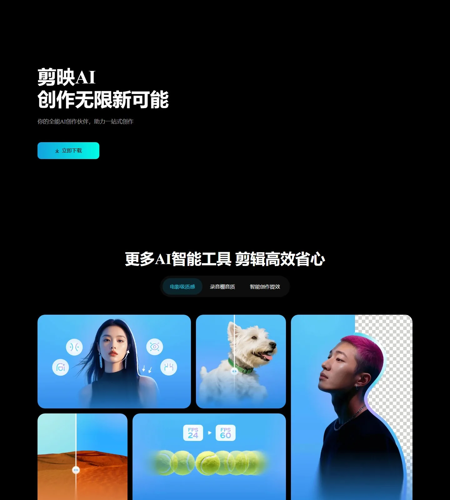 官网首页截图