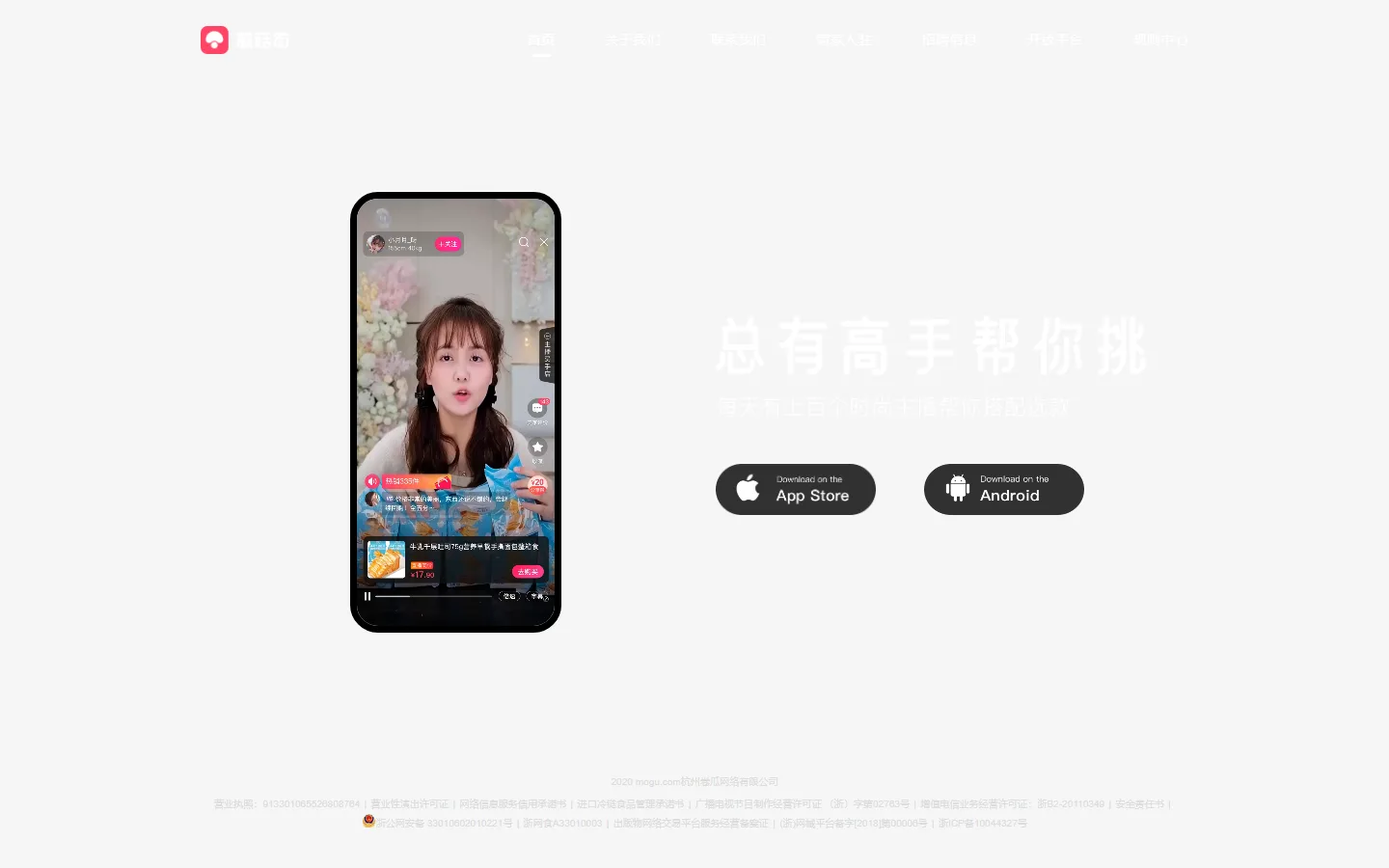 官网首页截图